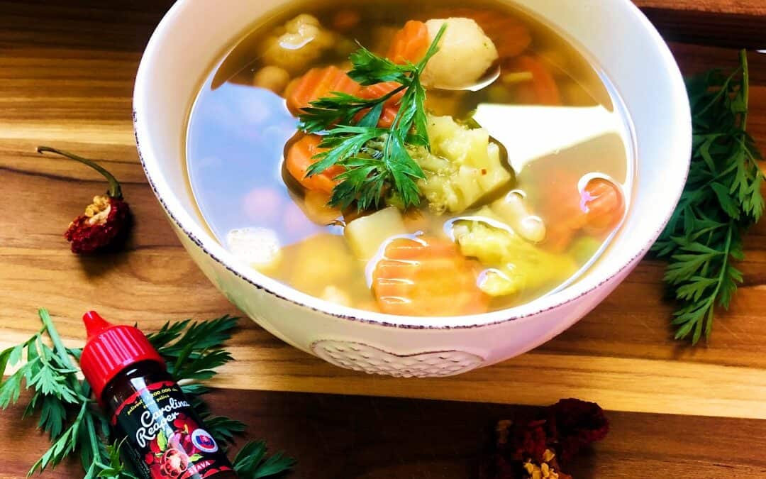 Šošovicová polievka s chilli