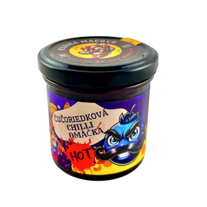 Čučoriedková hot chilli omáčka